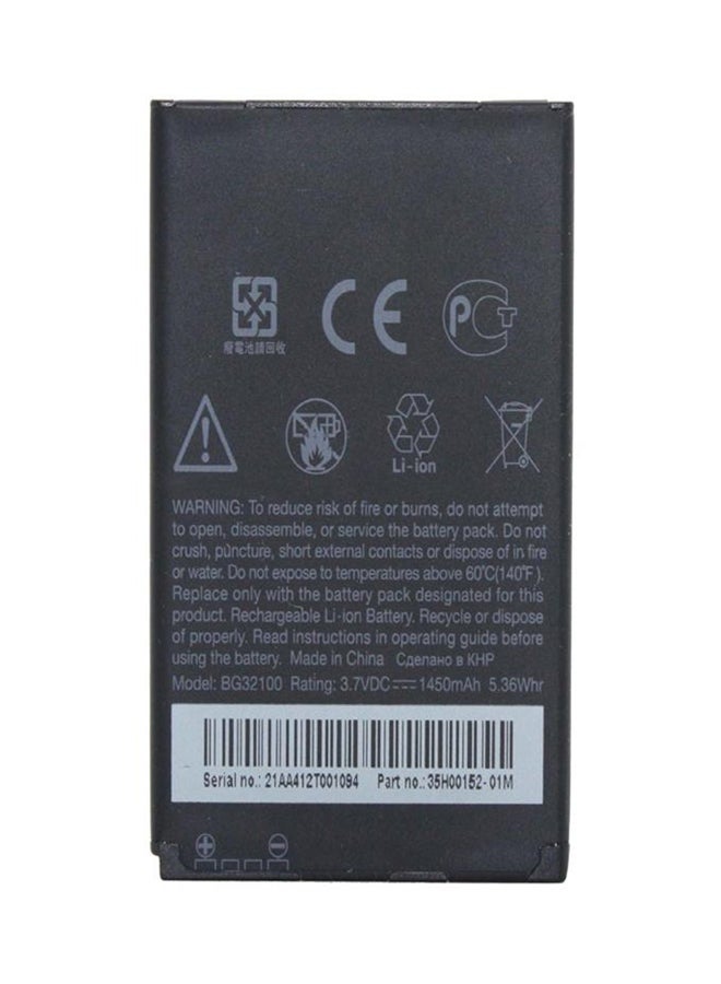 HTC - BG32100 Replacement Battery For HTC Incredible S G11/Desire S G12 Black - Image 1