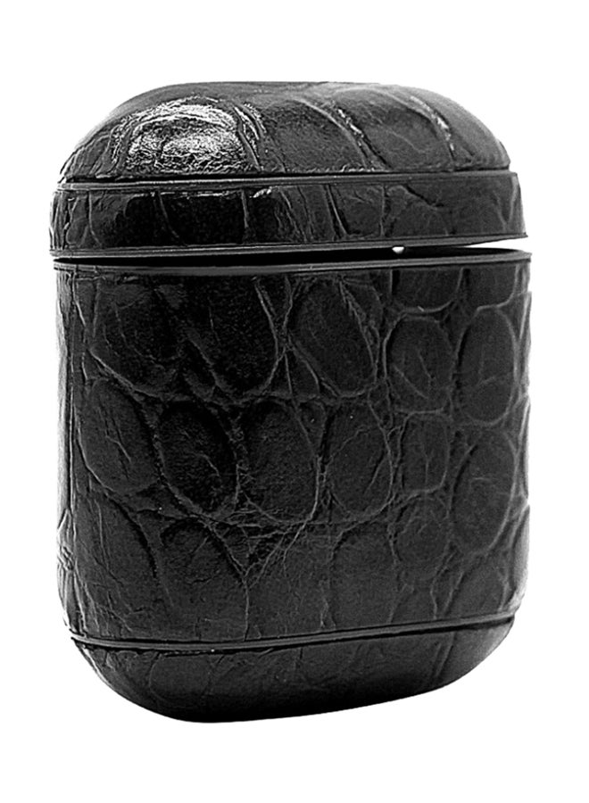 جوواي حافظة حماية واقية مزودة بشاحن لسماعات أبل آير بود أسود - Image 1