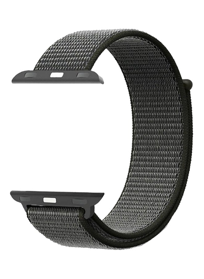 MARGOUN Replacement Band For Apple Watch Series 3/2/1 Black - Image 1