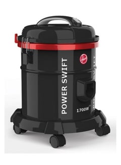 HOOVER Power Swift  Tank Drum Vacuum Cleaner with Blower Function 1700W 15L 15 L 1700 W HT85-T0-ME Black 