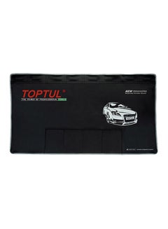 TOPTUL Magnetic Car Fender Cover With Pockets Black 1070x60cm 