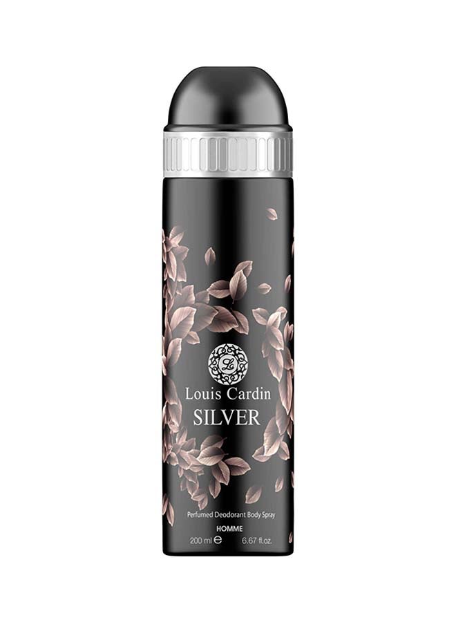 Louis Cardin Silver Body Spray 200ml  - Image 1