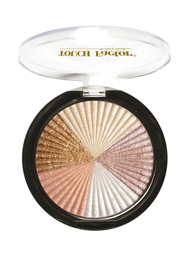 Touch Factor 5 Colour Face Highlighter Multicolour  - Image 1