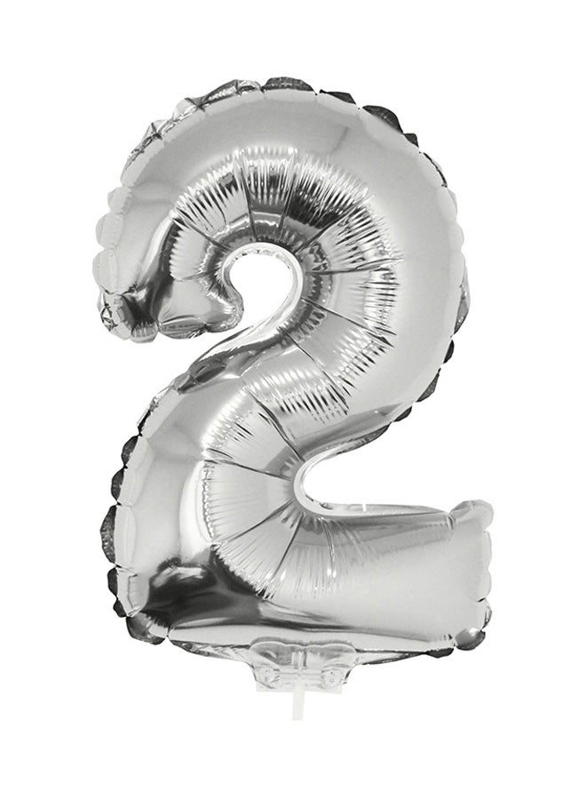 Gulfdealz Number 2 Party Decorative Balloon 16inch 