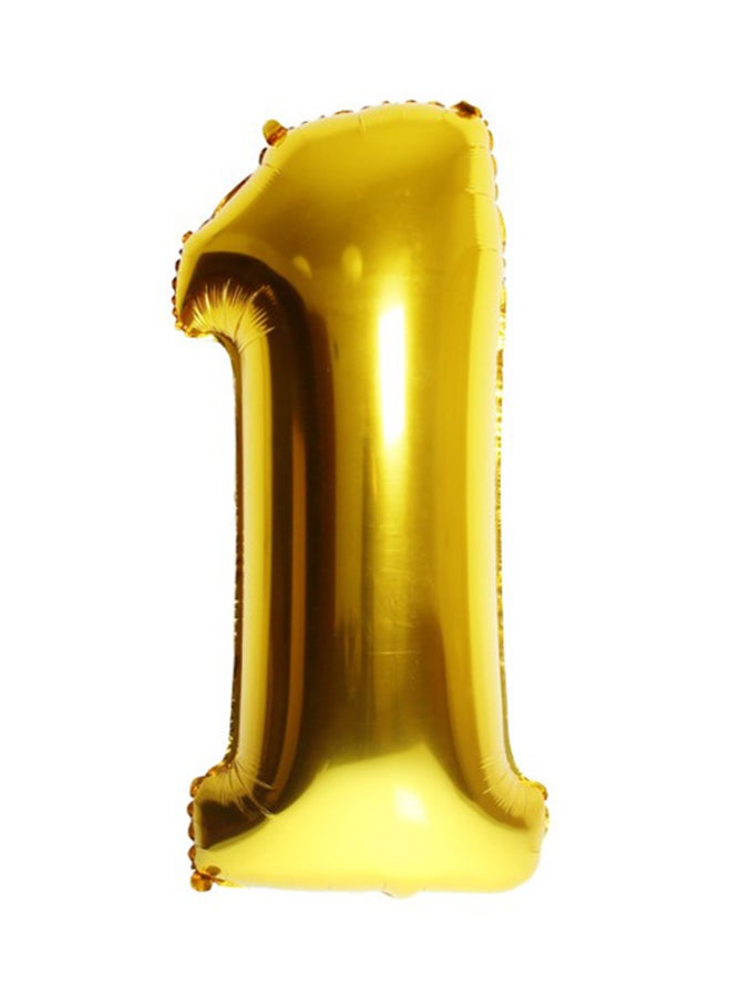 Gulfdealz Number 1 Party Decoration Balloon 16inch 