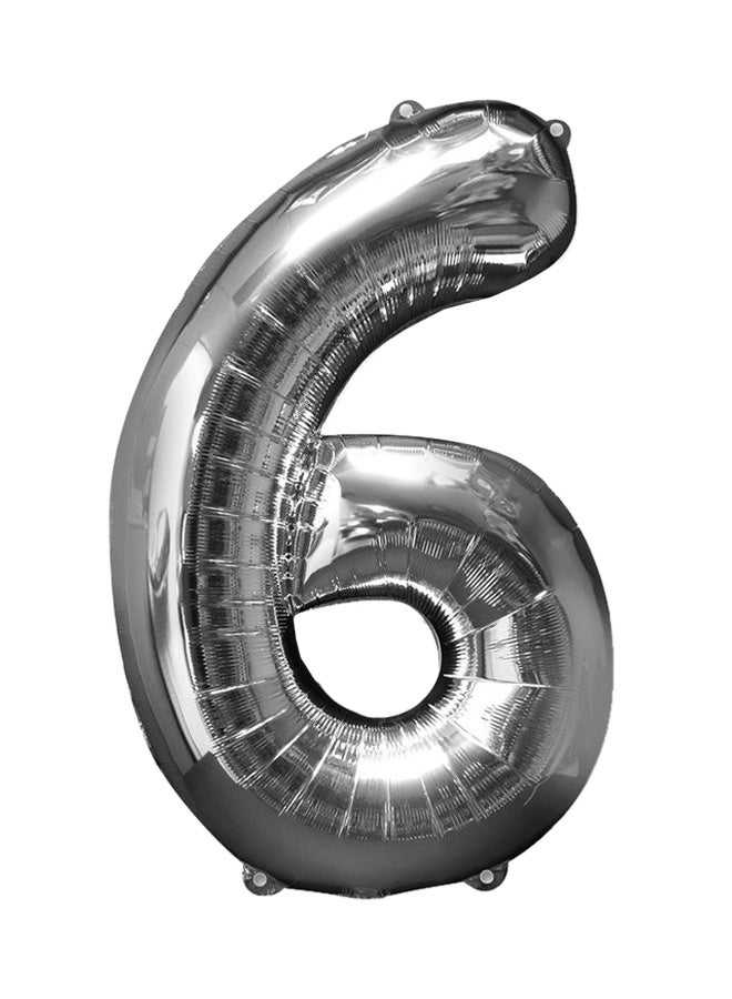 Gulfdealz - Number 6 Party Decorative Foil Balloon 16inch - Image 1