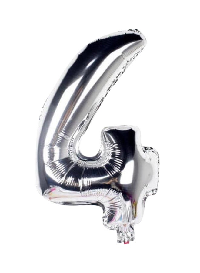 Gulfdealz Number 4 Shaped Party Balloon 16inch
