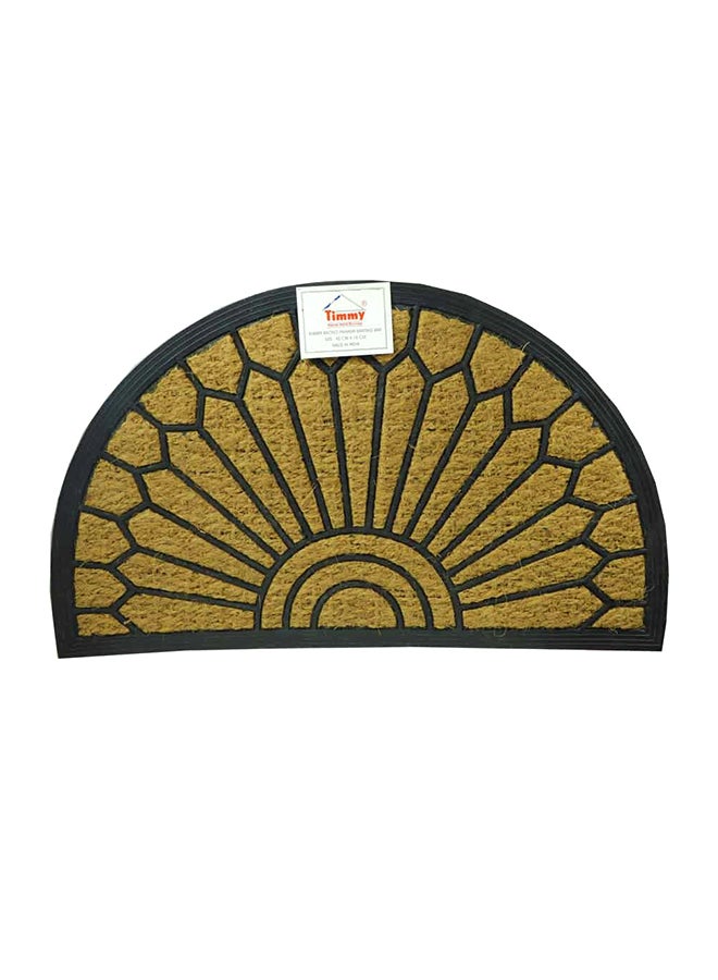 Timmy Classic Woven Door Mat Brown/Black 45x75cm - Image 1