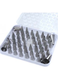 55-Piece Cake Piping Nozzles Tips Silver - v1542375385/N19520188A_2