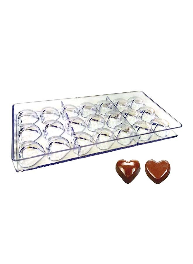 لي يينج قالب تشكيل الشوكولاتة على شكل قلب شفاف 2x13x27Ø³Ù†ØªÙŠÙ…ØªØ± - Image 3