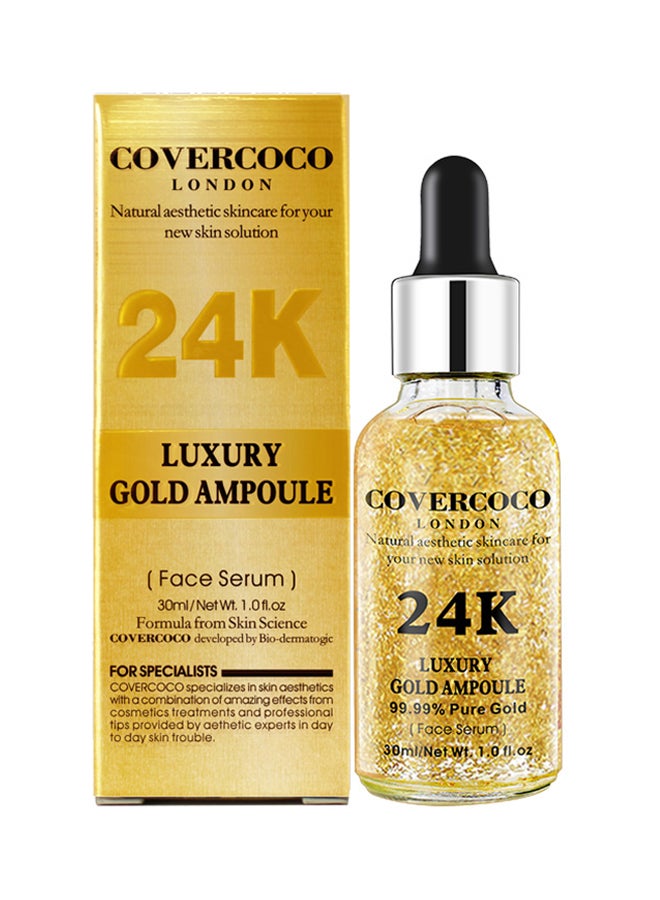 Covercoco - 24K Luxury Gold Ampoule Face Serum Gold 30ml - Image 1