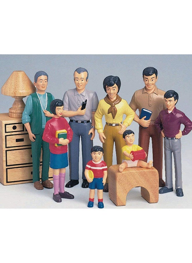 Constructive Playthings 8-Piece Pretend Play Family Playset  - Image 2