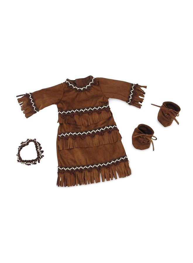 Emily Rose Doll Clothes Native American Outfit Kaya For 18-Inch Doll  - Image 1