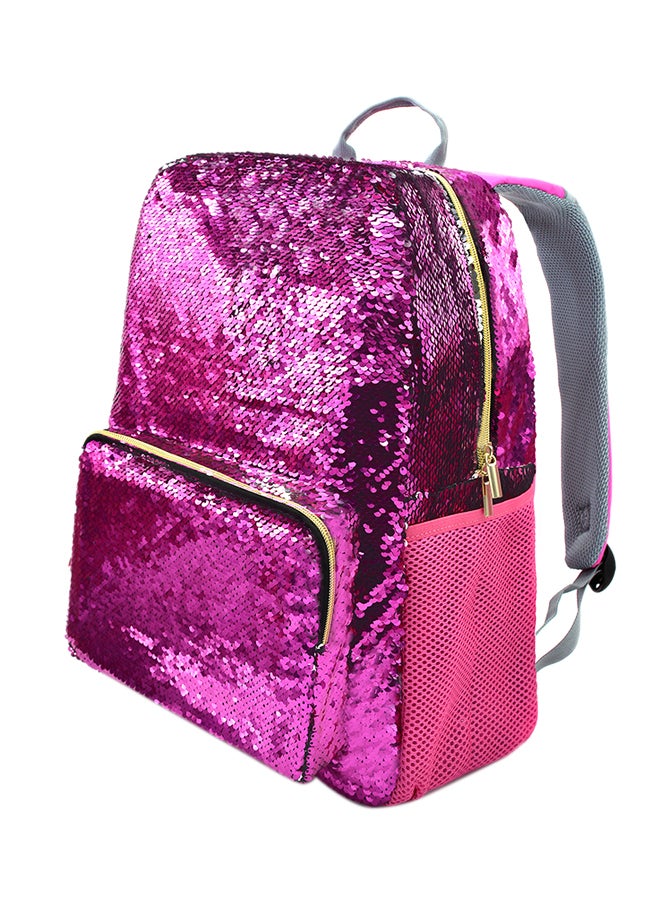 BLACKSTONE - Reversible Sequin Backpack Pink - Image 1