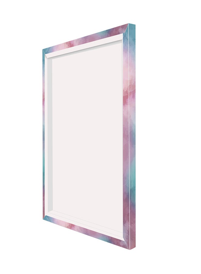 Rateel Printed Canvas Wall Art With Wooden Frame Green/Pink 85x150cm - Image 3