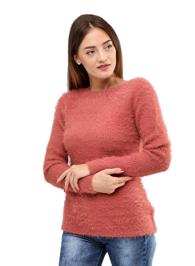 RINA Long Sleeves Sweater Pink - Image 1