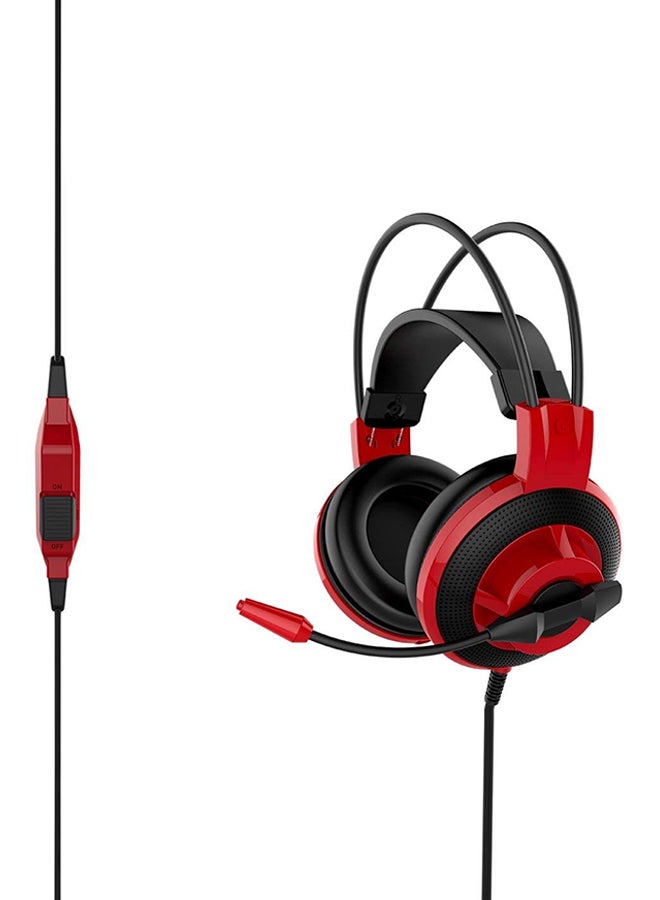 MSI DS501 Over-Ear Gaming Wired Headphones with Mic For PS4/PS5/XOne/XSeries/NSwitch/PC  - Image 1