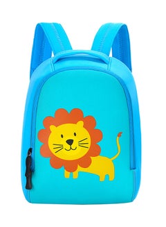 al ostoura toys Kindgarden Lion Printed Backpack Blue/Yellow/Brown  - Image 1