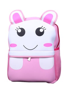al ostoura toys Bunny Design Cute School Backpack Pink/White/Black  - Image 1