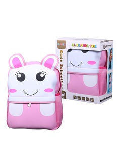 al ostoura toys Bunny Design Cute School Backpack Pink/White/Black  - Image 3