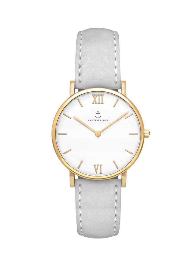 Kapten & Son - women Joy Analog Watch 4251145210120 - 32 mm - Grey - Image 1