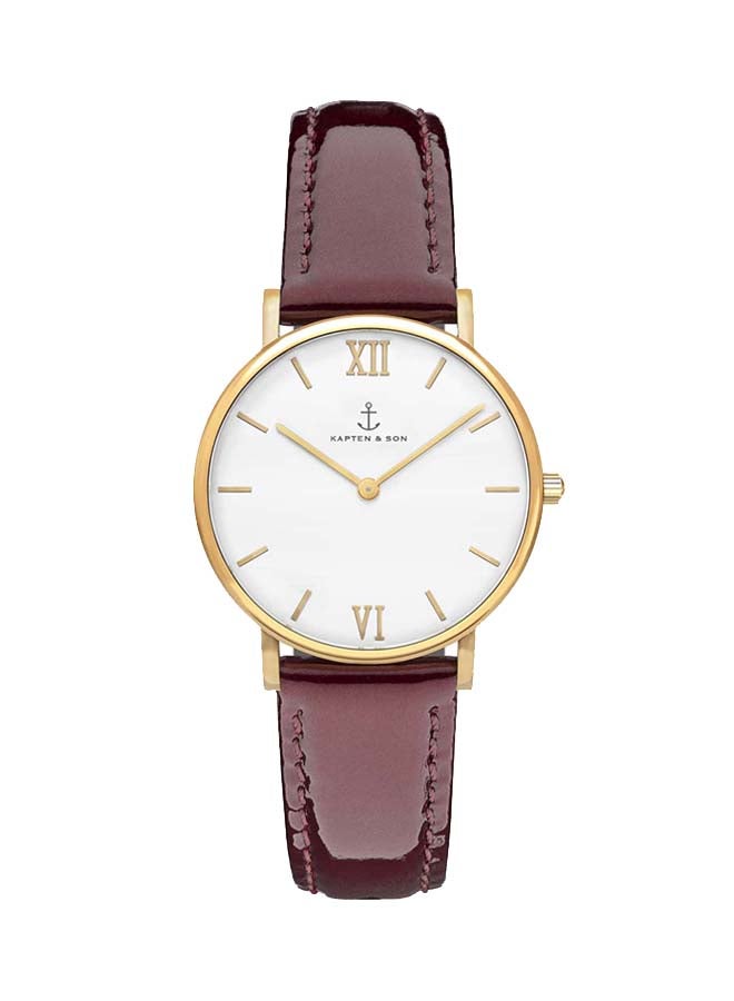 Kapten & Son - women Joy Analog Watch 4251145241261 - 32 mm - Bordeaux - Image 1