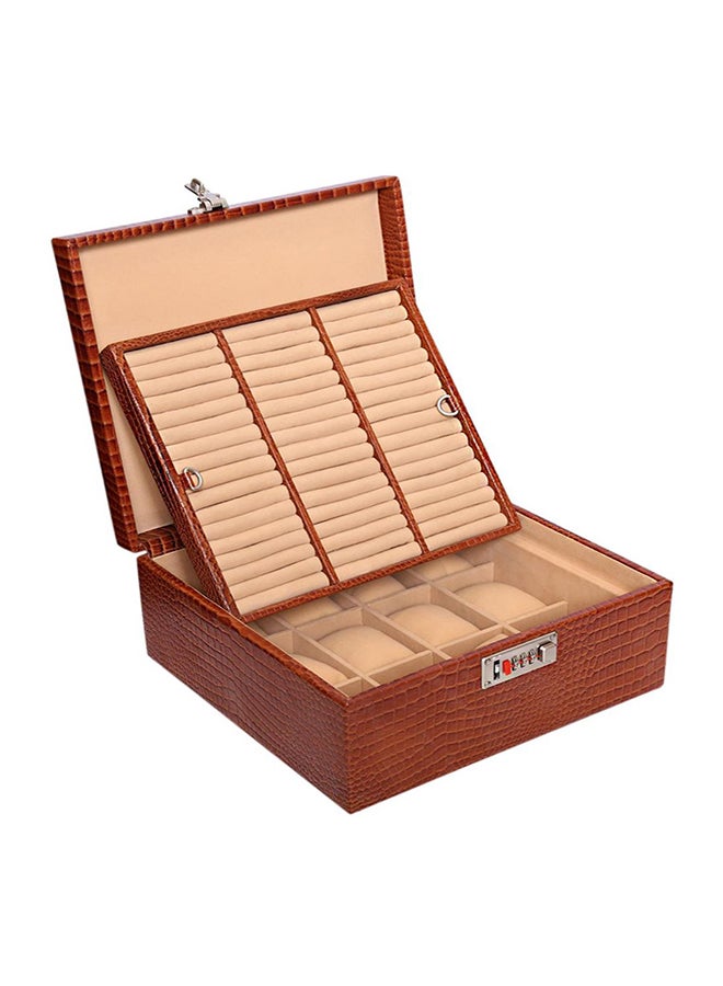 ليفراي صندوق من الجلد للمجوهرات والساعات unisex - Image 1