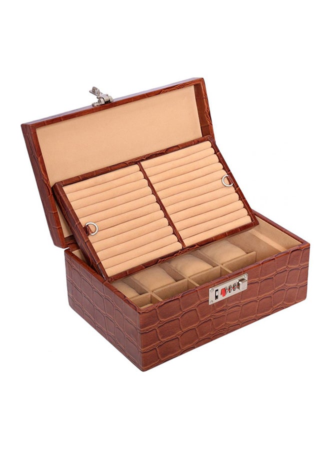 ليفراي صندوق من الجلد للمجوهرات والساعات unisex - Image 1