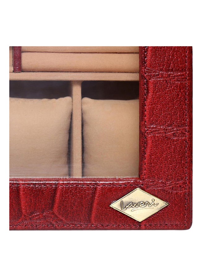 LAVERI LEATHER - unisex Leather Watches And Jewellery Box - Image 1