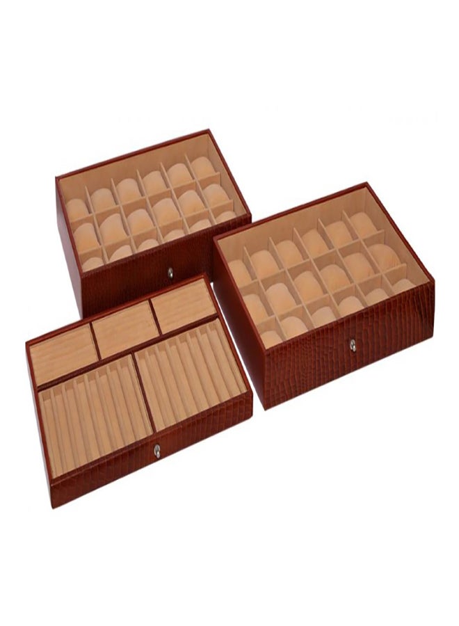 LAVERI LEATHER unisex Leather Watches And Jewellery Box - Image 3