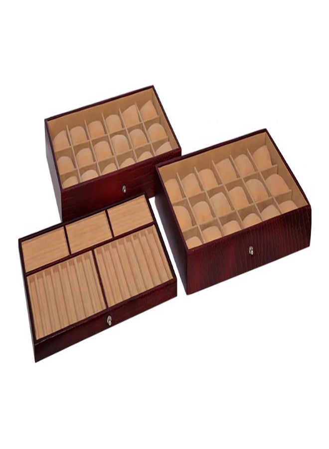 LAVERI LEATHER unisex Leather Watches And Jewellery Box - Image 3