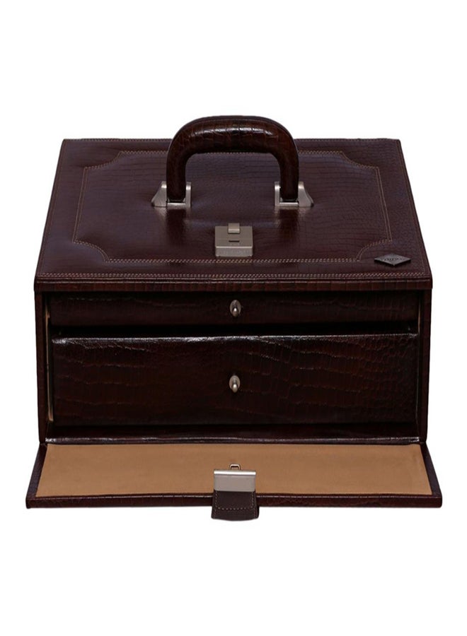 ليفراي صندوق من الجلد للمجوهرات والساعات unisex - Image 4