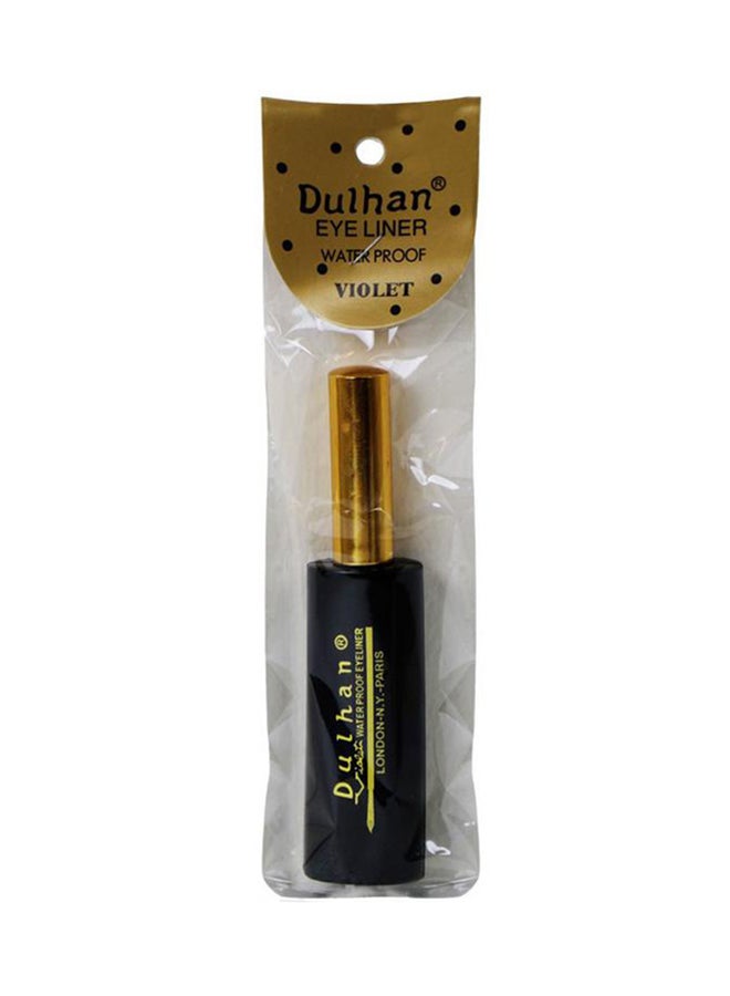 Dulhan Water Proof Eye Liner With Mirror Violet - Image 1
