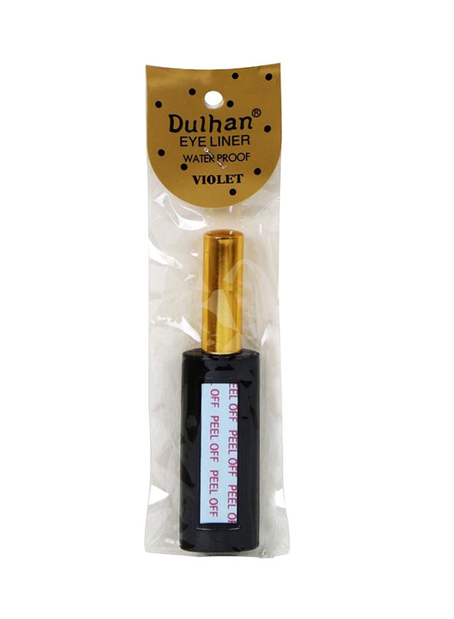 Dulhan Water Proof Eye Liner With Mirror Violet - Image 2