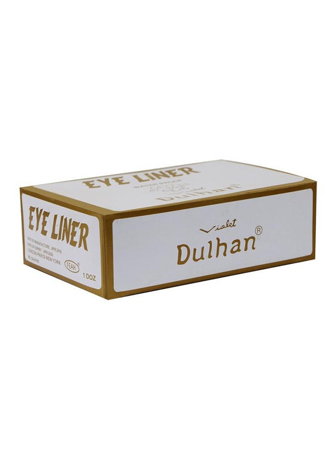 Dulhan Water Proof Eye Liner With Mirror Violet - Image 3