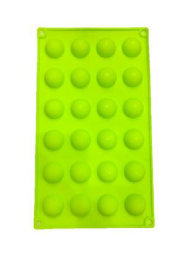 لي يينج قالب خَبز متعدد الأغراض مقسّم إلى 24 قسماً أخضر