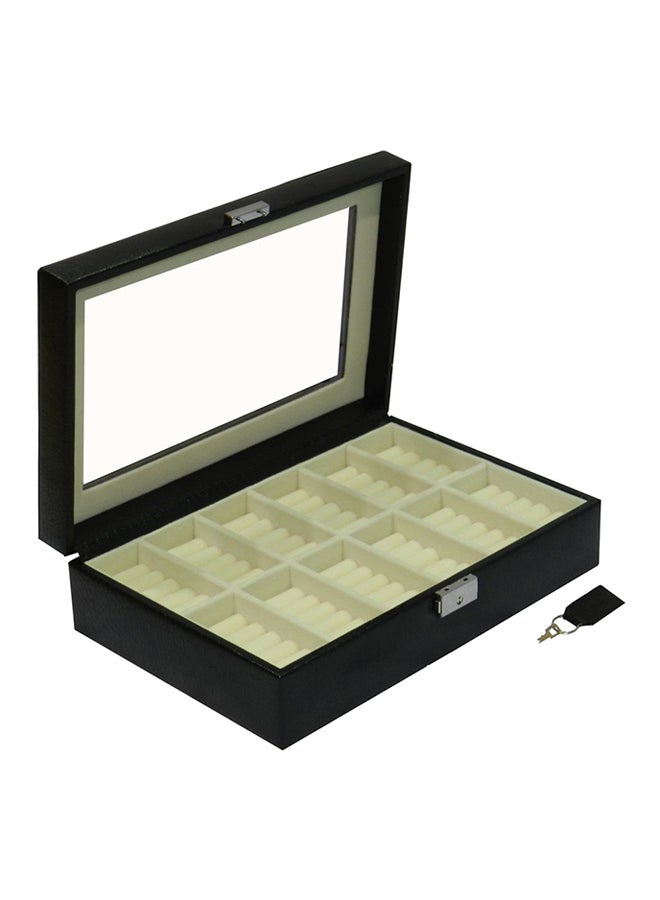 Leather Designer Ring Box