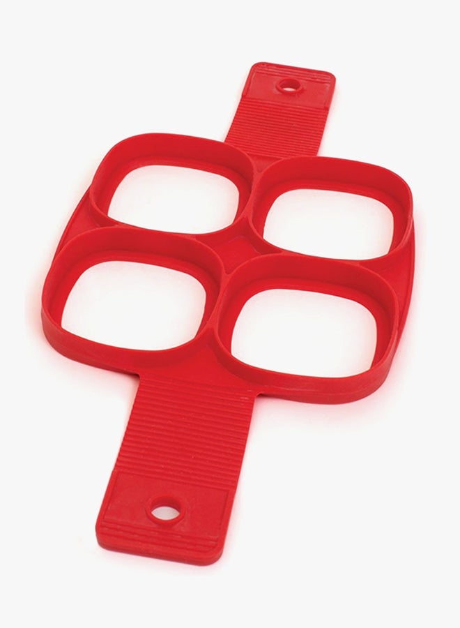 Generic - Square Shape Egg Cake Mould Red - Image 1