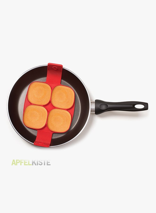 Generic - Square Shape Egg Cake Mould Red - Image 1