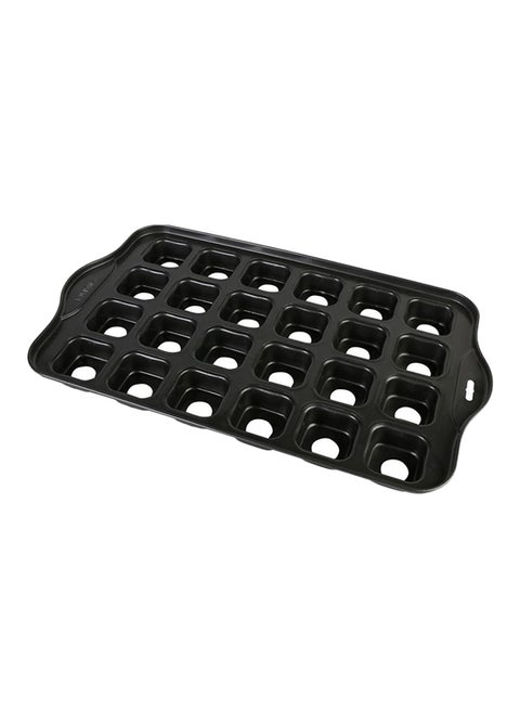 Square Shape Cake Mould Tray Black