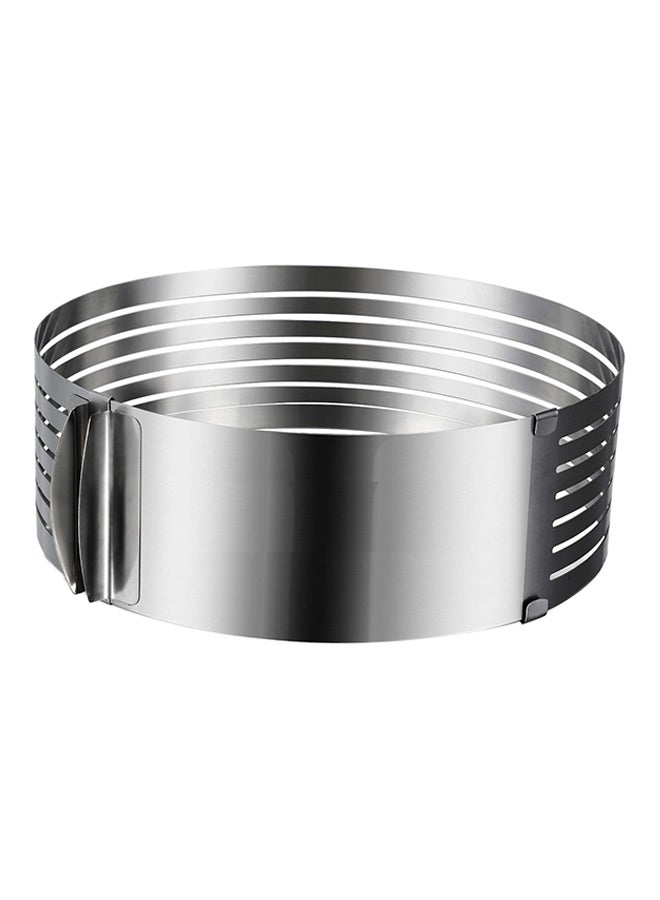 قالب تقطيع الكعك فضي - Image 1