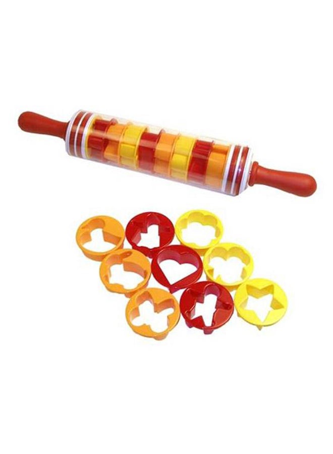 Dough And Pastry Roll And Store Pin Set 10106501 Multicolour - Image 1