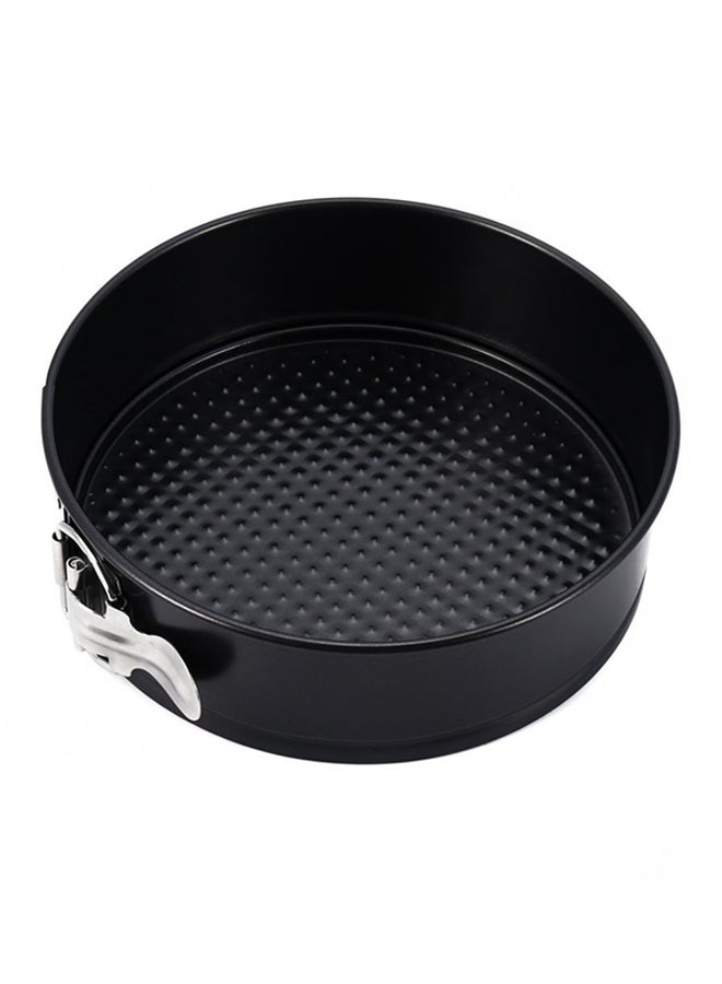 3-Piece Round Shape Cake Mould Black - Image 3