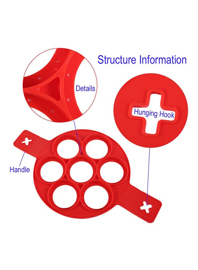 قالب قلاّب للفطائر المحلاة أحمر - Image 5