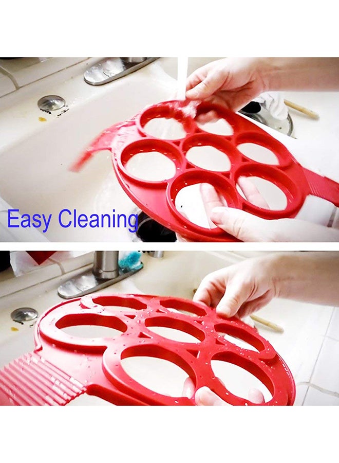 قالب قلاّب للفطائر المحلاة أحمر - Image 4