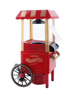 HomeMaster Homemade popcorn maker in the form of a cart 10106902 Red/Yellow  - Image 1