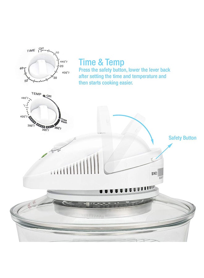 Generic - Convection Oven For Preserving Flavour 10106927 White/Clear - Image 1