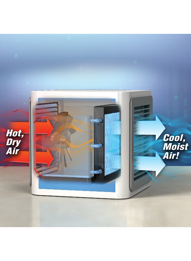 Generic Portable Personal Air Cooler 3000 BTU Grey/Blue/White  - Image 2