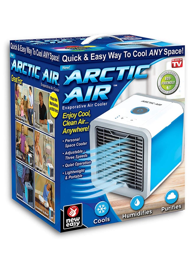 Generic Portable Personal Air Cooler 3000 BTU Grey/Blue/White  - Image 3