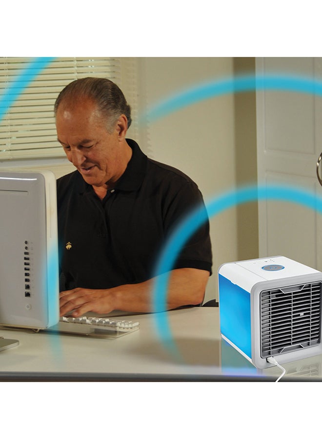 Generic Portable Personal Air Cooler 3000 BTU Grey/Blue/White  - Image 5